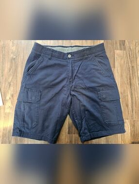 Denver Hayes Men's Dark Navy Cargo Shorts